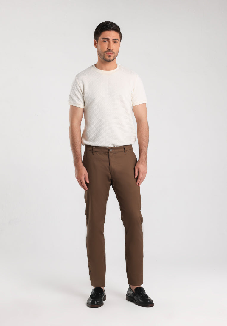 MOC - Celana Panjang Chinos Pria Renviggo - Brown