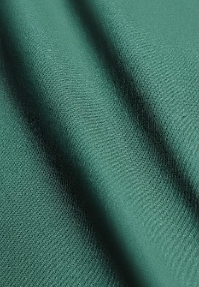 MOC Kemeja Lengan Pendek Cullen -  Dark Green