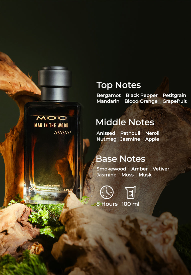 MOC Parfum Pria Man In The Wood Brown 100ml