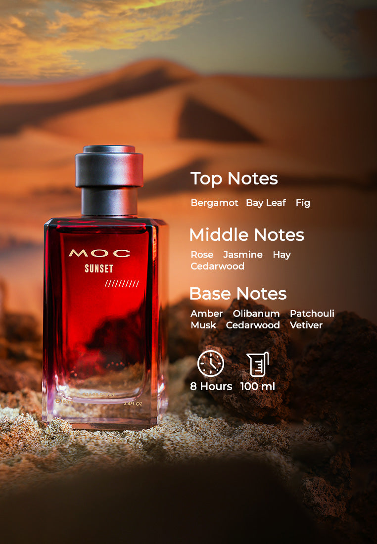 MOC Parfum Pria Sunset Maroon 100ml