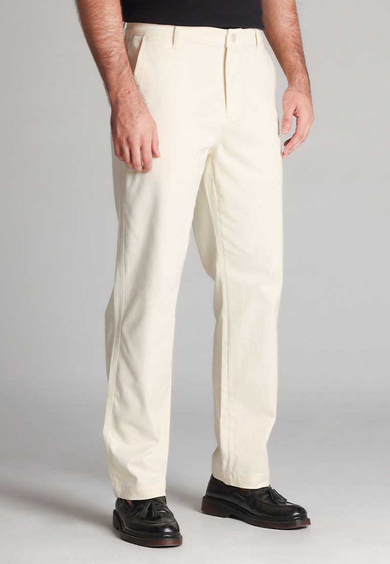 MOC - Celana Panjang Chinos Pria Ward - Offwhite