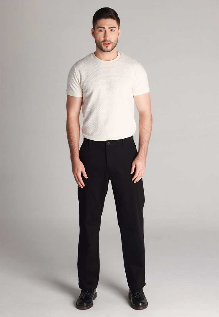 MOC - Celana Panjang Chinos Pria Ward - Black