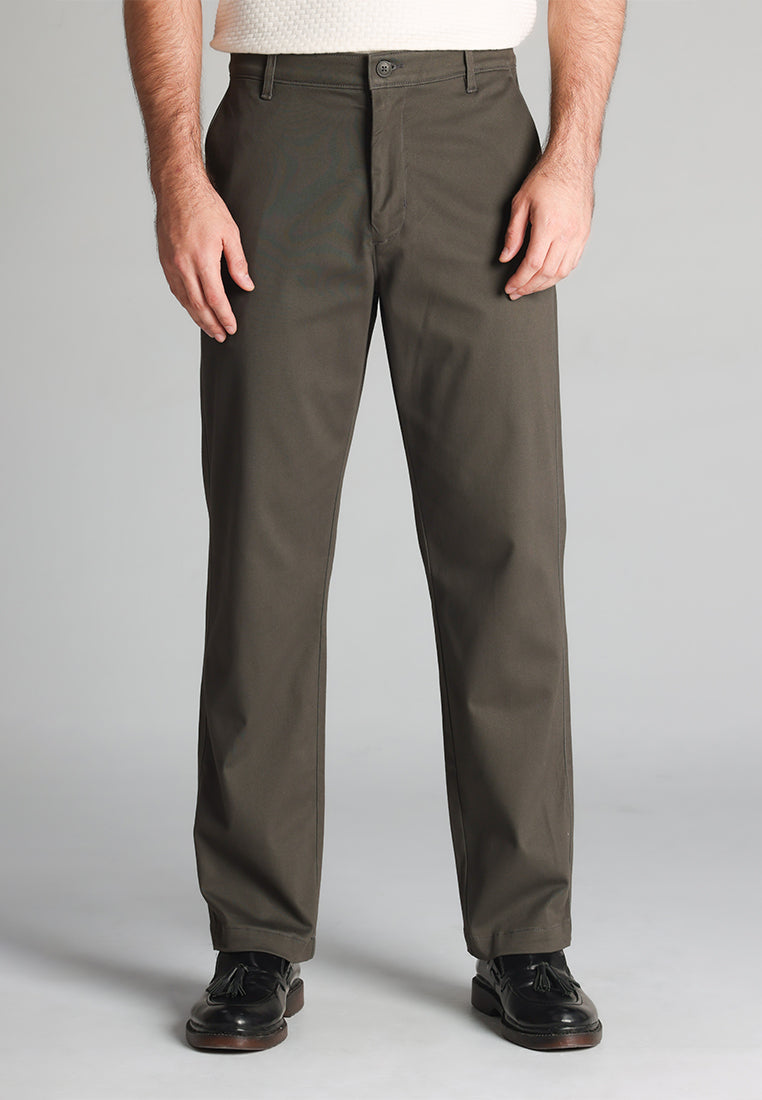 MOC - Celana Panjang Chinos Pria Ward - Charcoal