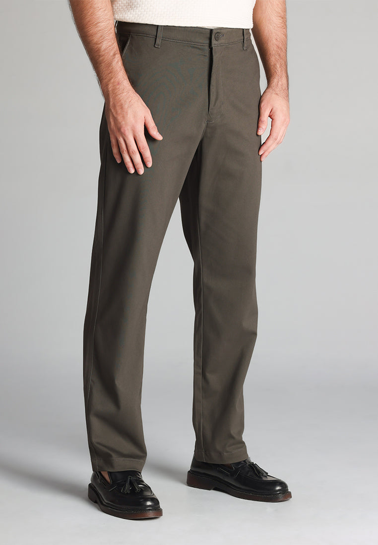 MOC - Celana Panjang Chinos Pria Ward - Charcoal