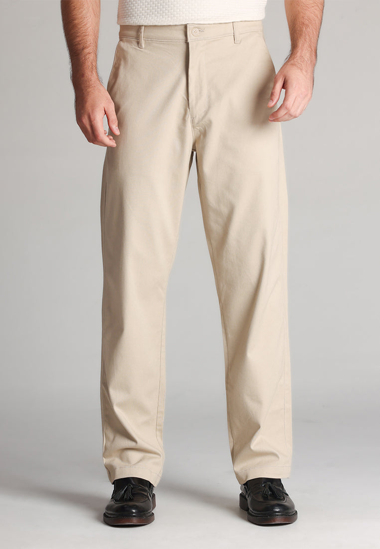 MOC - Celana Panjang Chinos Pria Ward - Beige
