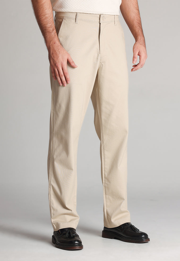 MOC - Celana Panjang Chinos Pria Ward - Beige