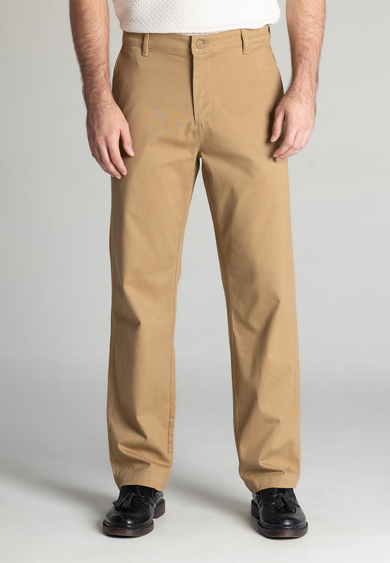MOC - Celana Panjang Chinos Pria Ward - Brown