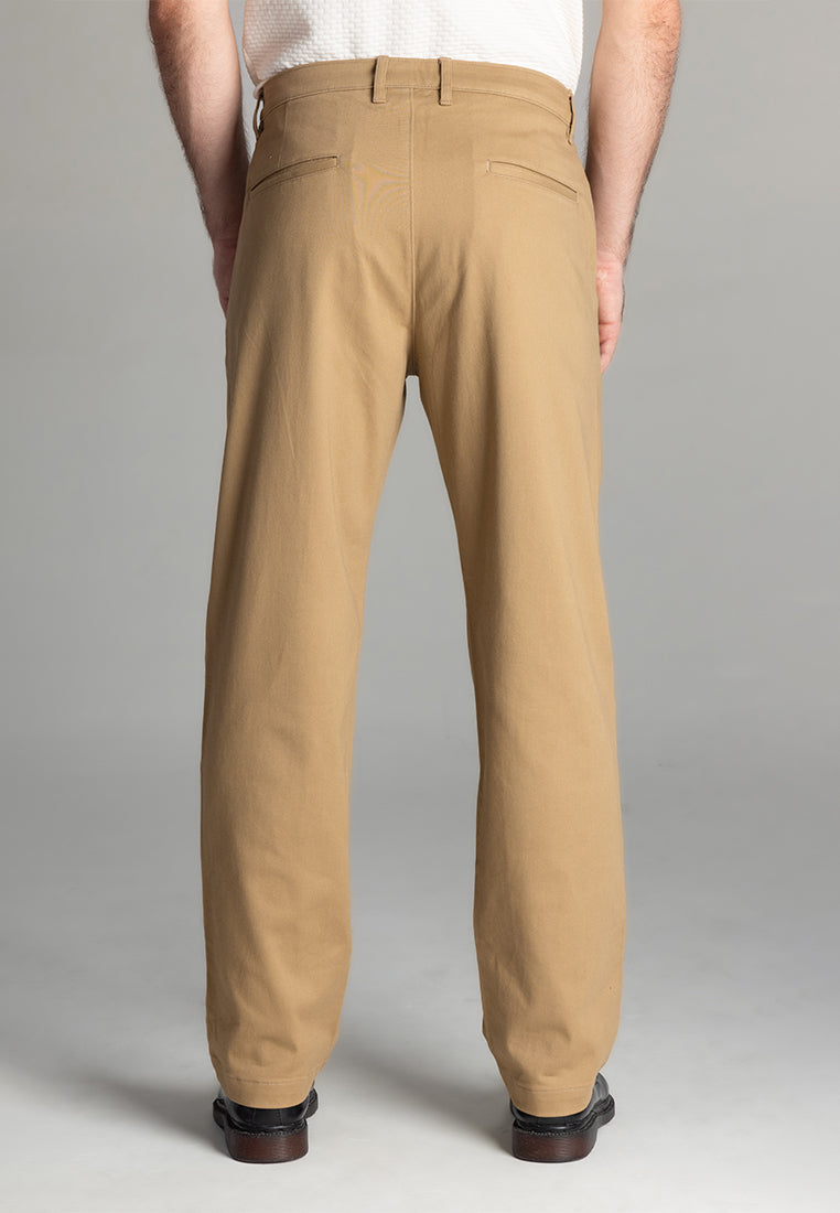 MOC - Celana Panjang Chinos Pria Ward - Brown
