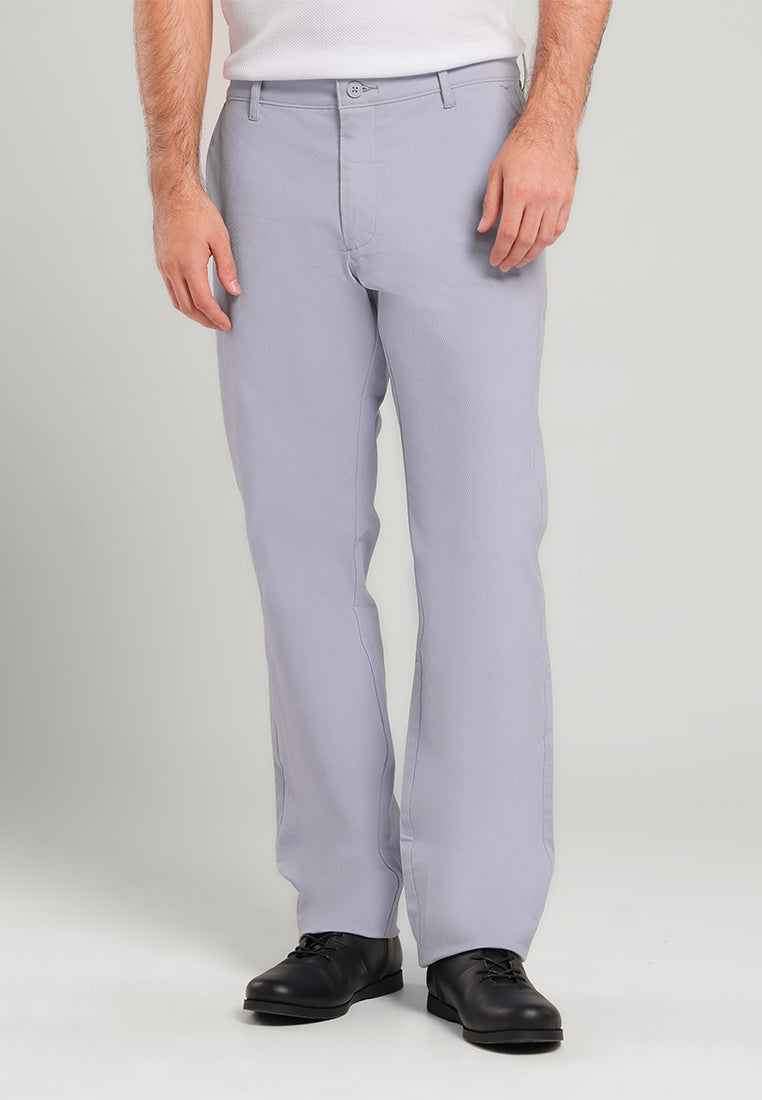 MOC Celana Panjang Chinos Pria Regular Fit Svarga - Light Grey