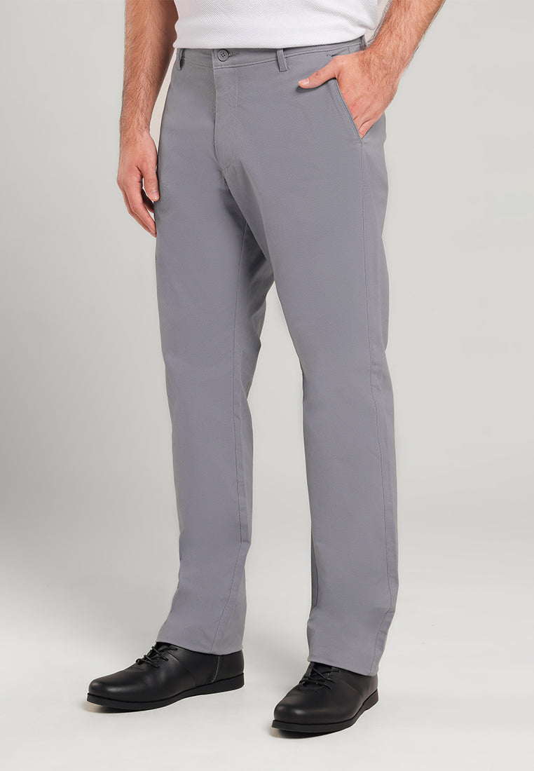 MOC Celana Panjang Chinos Pria Regular Fit Svarga - Grey