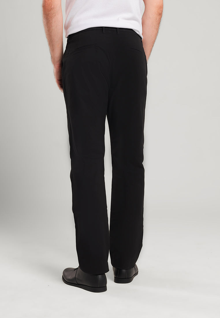 MOC Celana Panjang Chinos Pria Regular Fit Svarga - Black