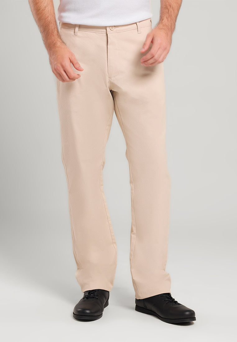 MOC Celana Panjang Chinos Pria Regular Fit Svarga - Khaki