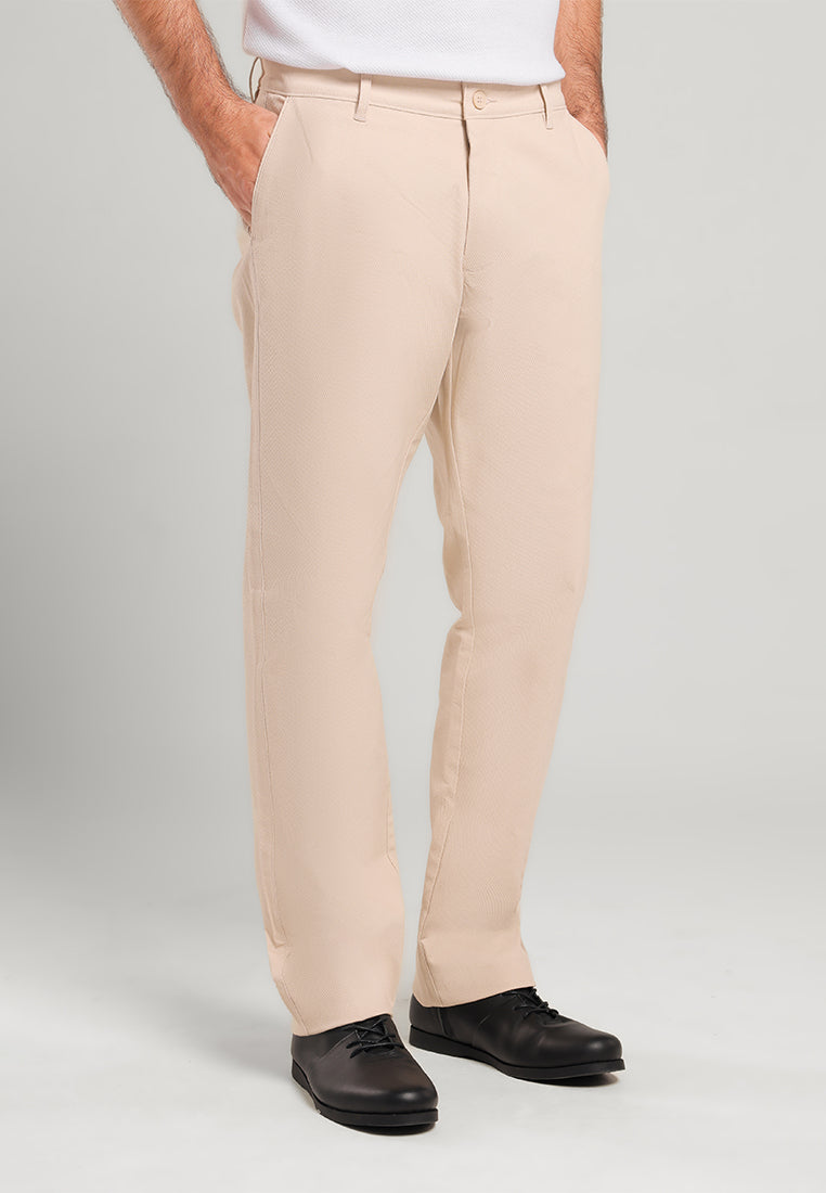 MOC Celana Panjang Chinos Pria Regular Fit Svarga - Khaki
