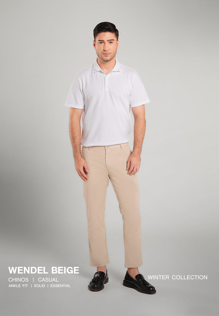 MOC Celana Panjang Ankle Pants Pria Wendel - Beige