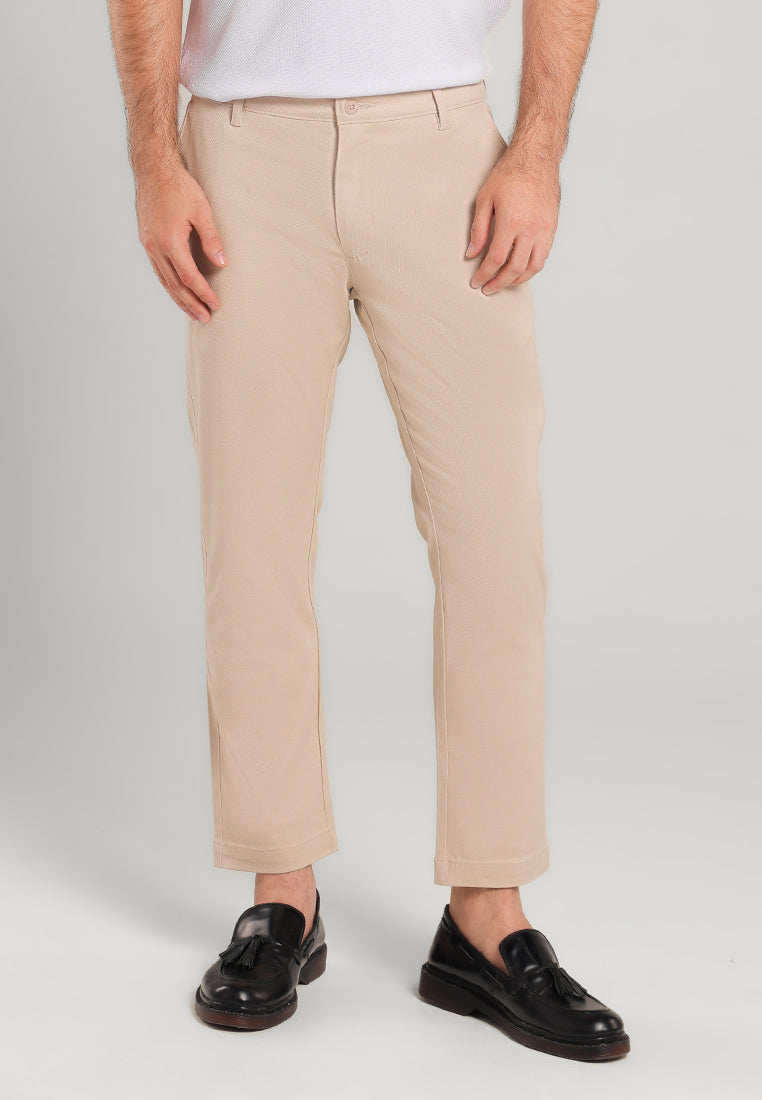 MOC Celana Panjang Ankle Pants Pria Wendel - Beige