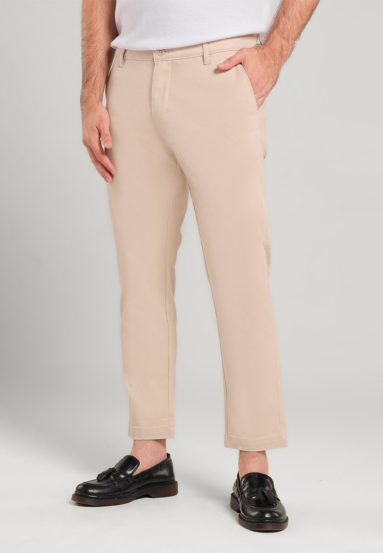 MOC Celana Panjang Ankle Pants Pria Wendel - Beige