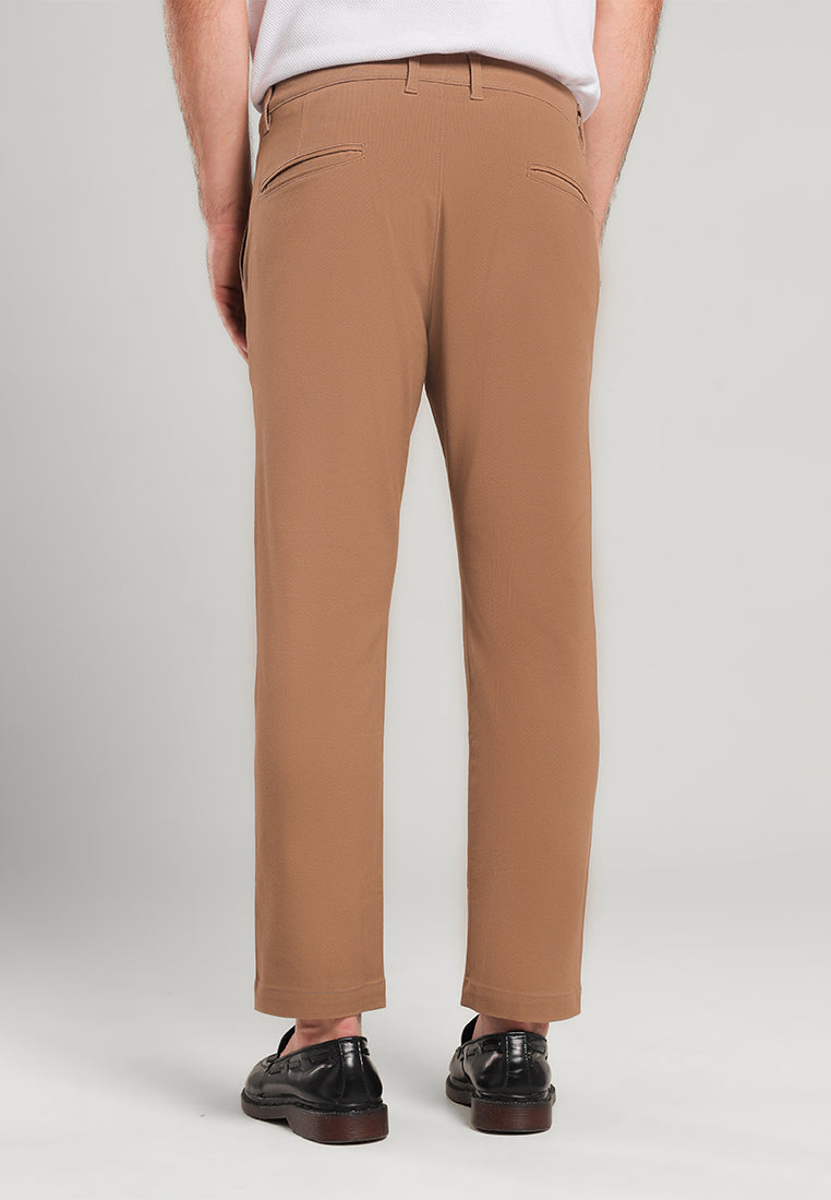 MOC Celana Panjang Ankle Pants Pria Wendel - Brown
