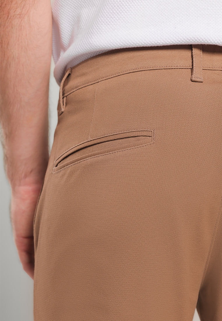 MOC Celana Panjang Ankle Pants Pria Wendel - Brown