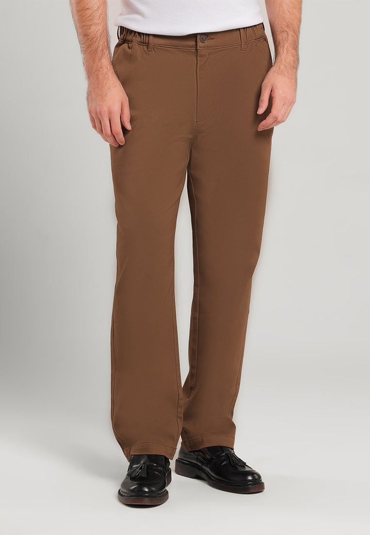 MOC Celana Panjang Chinos Pria Winton - Brown