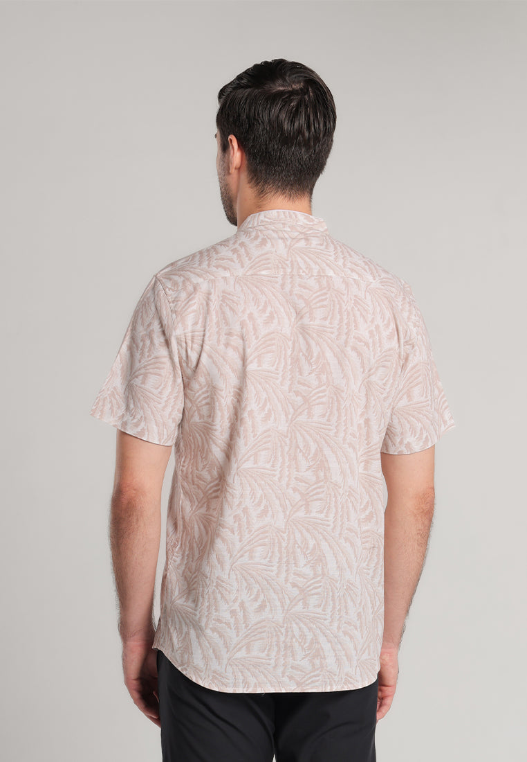 MOC - Kemeja Shanghai Lengan Pendek Pria Arafah - White