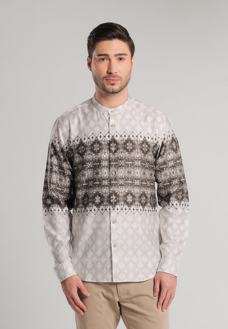 MOC Kemeja Shanghai Lengan Panjang Bayram - Khaky