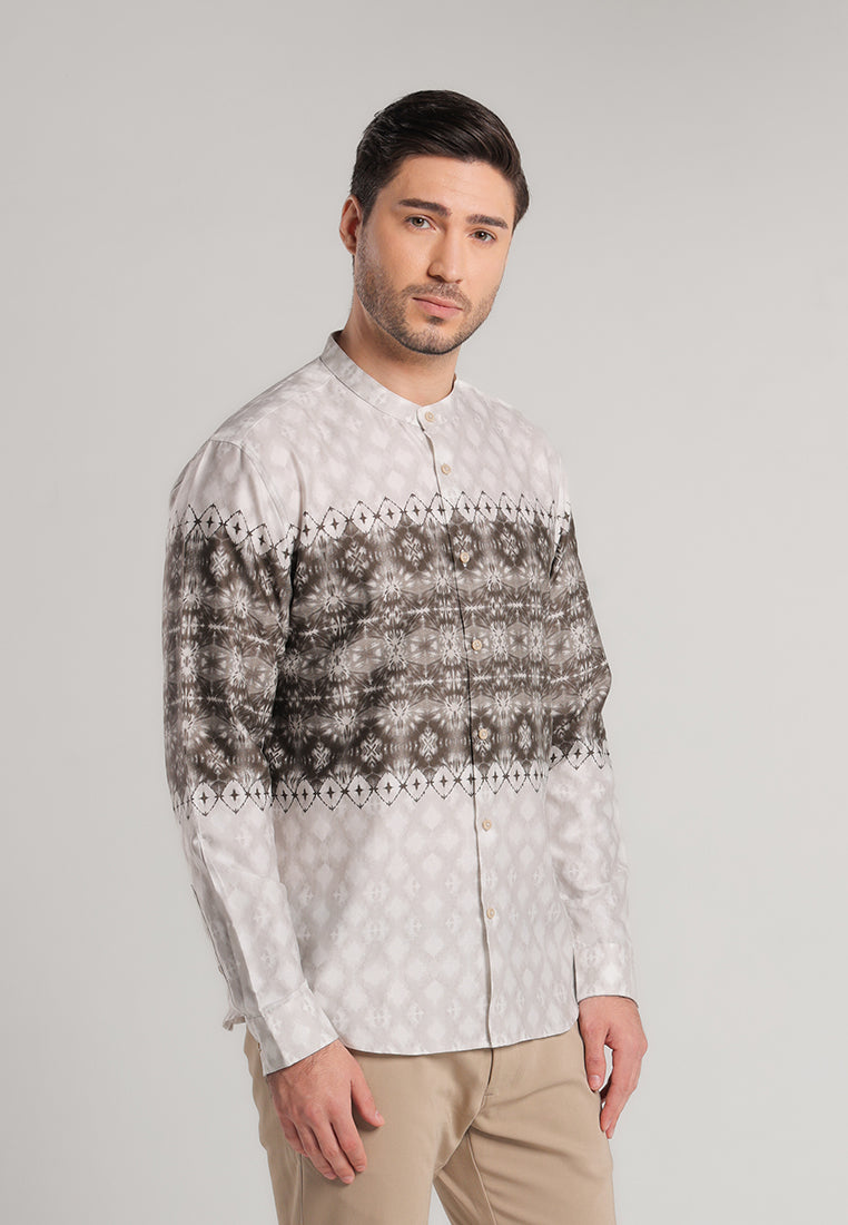 MOC Kemeja Shanghai Lengan Panjang Bayram - Khaky