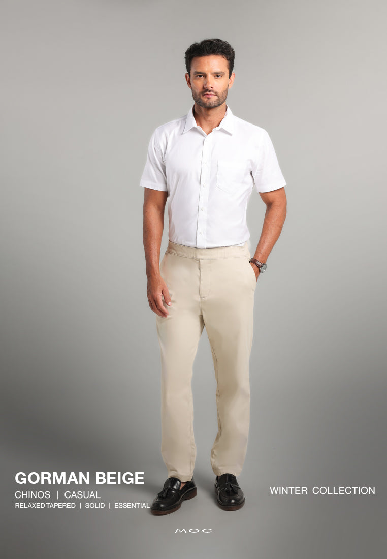 MOC - Celana Panjang Chinos Pria Gorman - Beige