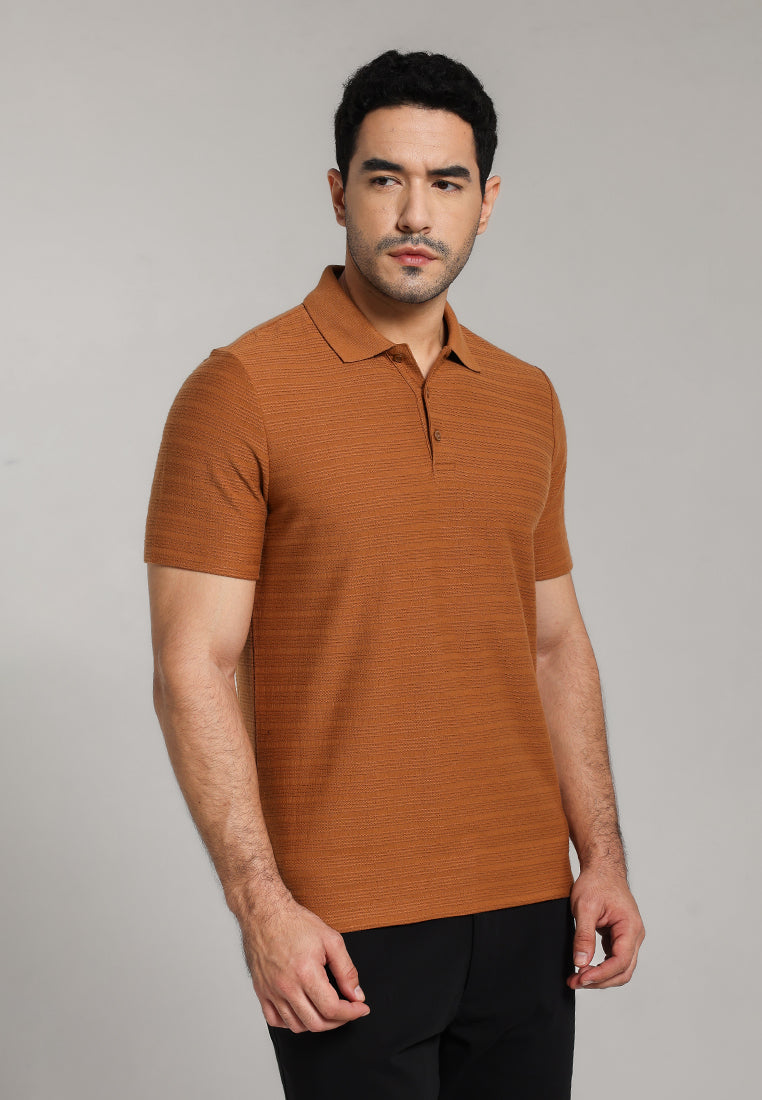 MOC - Kaos Polo Pria Lengan Pendek Arvin - Orange