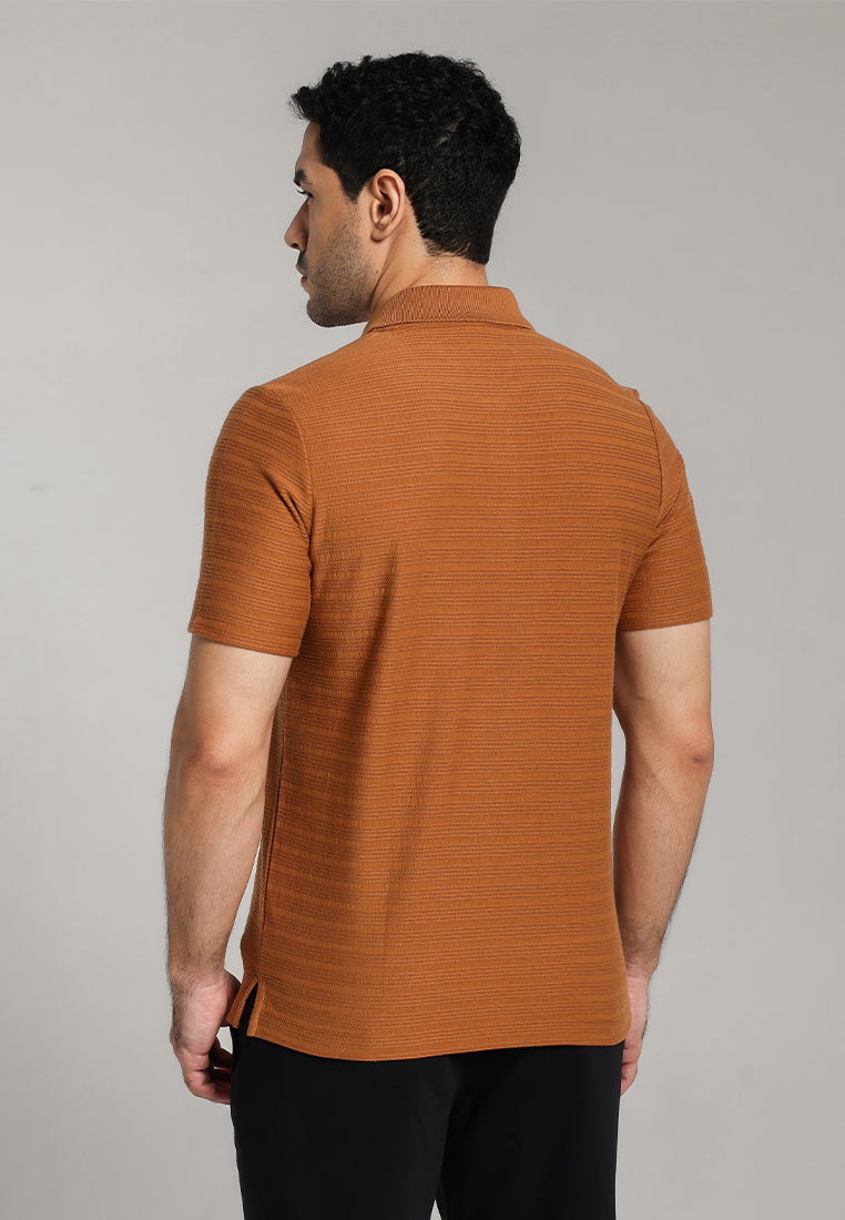 MOC - Kaos Polo Pria Lengan Pendek Arvin - Orange