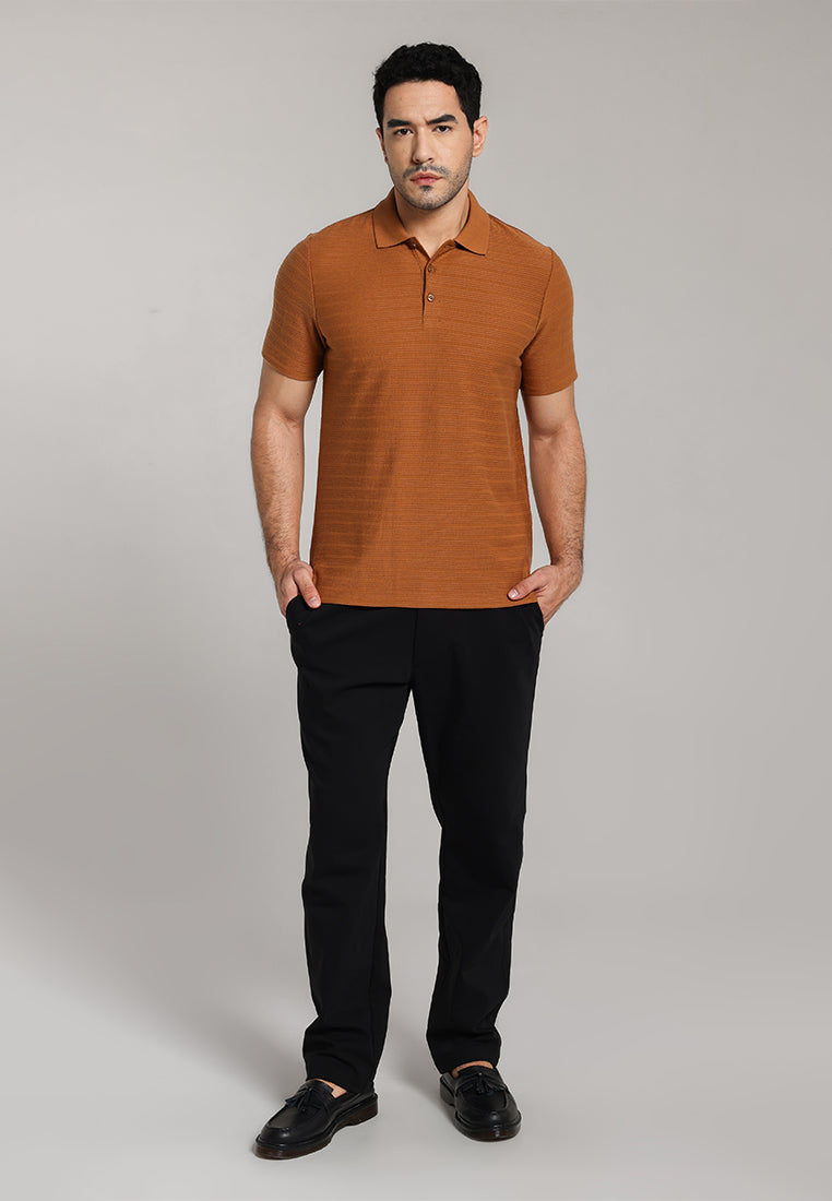 MOC - Kaos Polo Pria Lengan Pendek Arvin - Orange