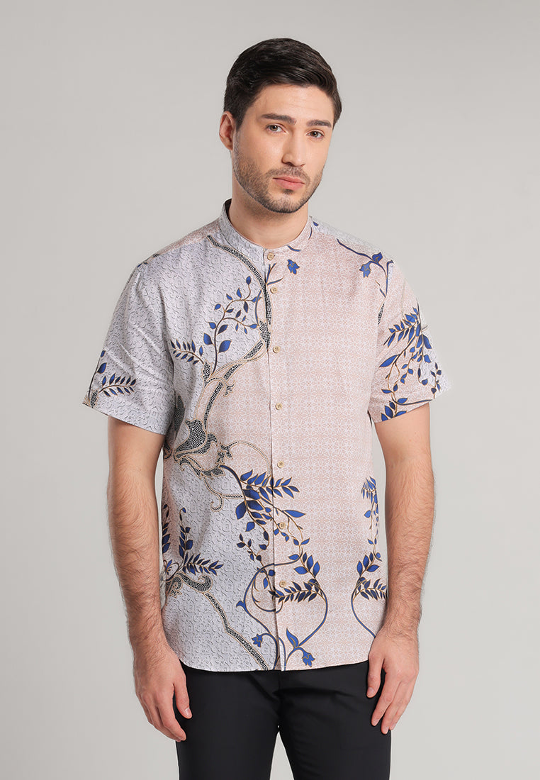 MOC - Kemeja Batik Shanghai Lengan Pendek Kairo - Khaky