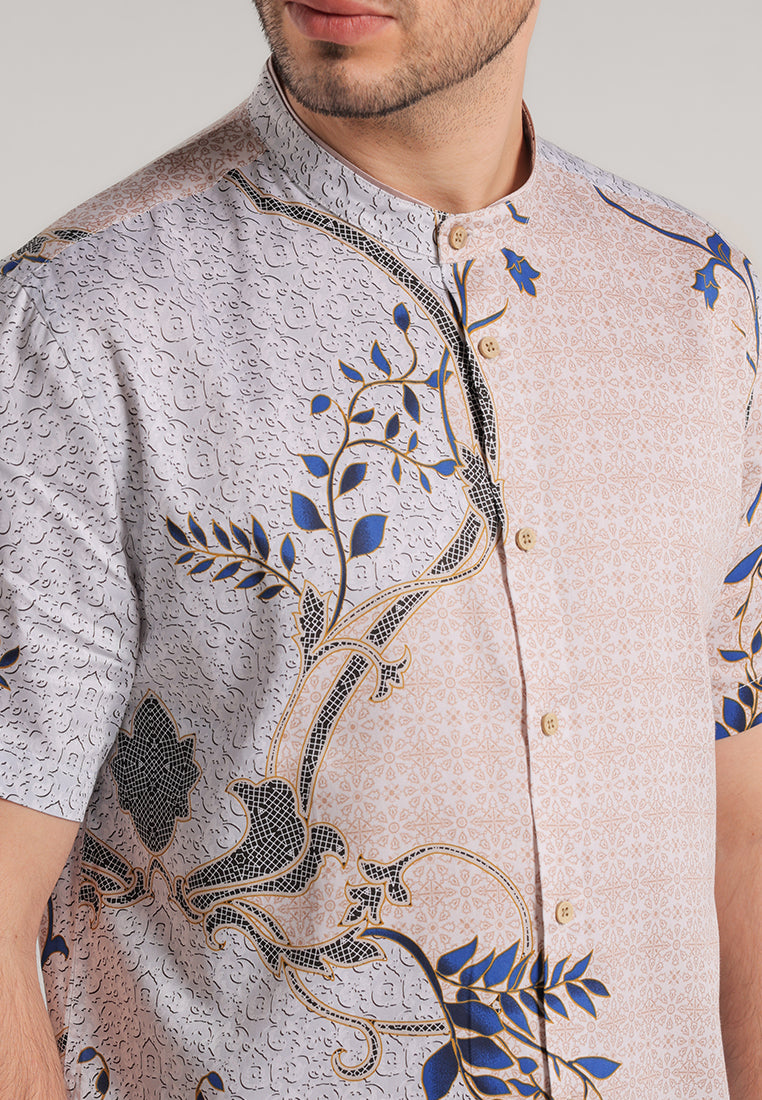 MOC - Kemeja Batik Shanghai Lengan Pendek Kairo - Khaky