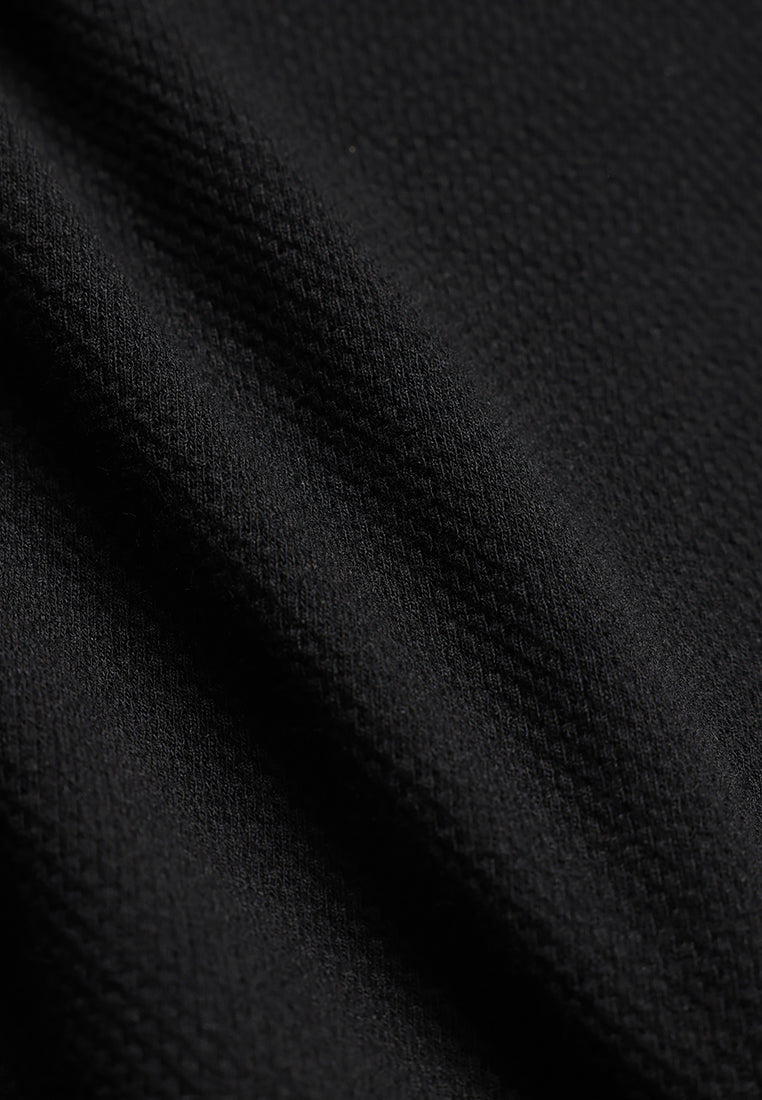 MOC - Kaos Polo Pria Lengan Pendek Aziel - Black