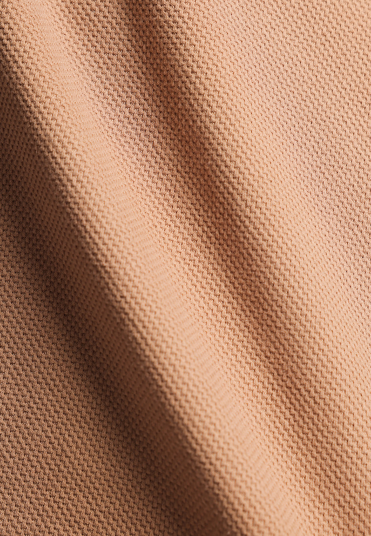 MOC - Kaos Polo Pria Lengan Pendek Aziel - Light Brown