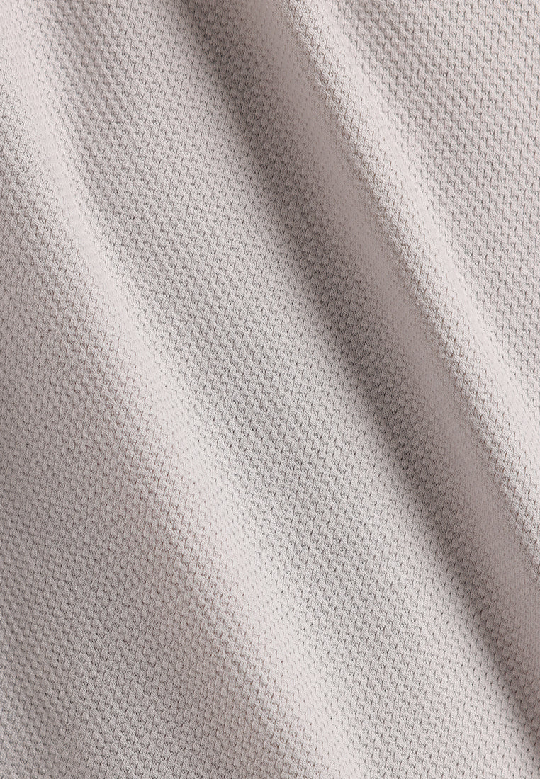 MOC - Kaos Polo Pria Lengan Pendek Aziel - Light Grey