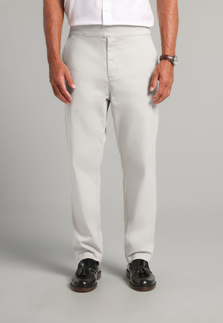 MOC - Celana Panjang Chinos Pria Gorman - Light Grey