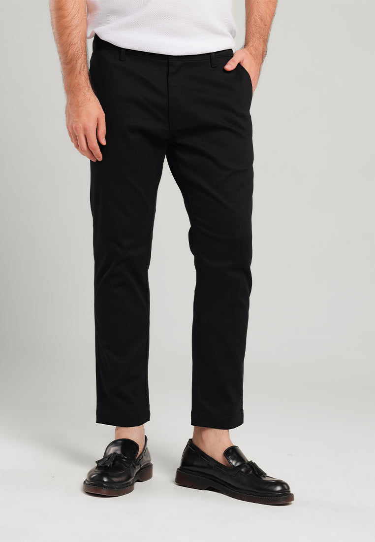 MOC Celana Panjang Ankle Pants Pria Wendel - Black