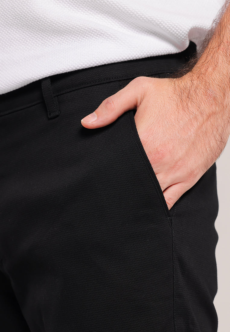 MOC Celana Panjang Ankle Pants Pria Wendel - Black