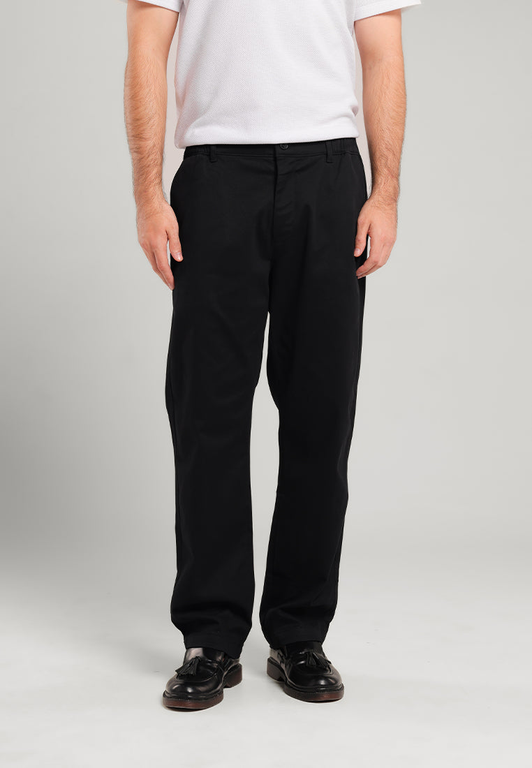 MOC Celana Panjang Chinos Pria Winton - Black