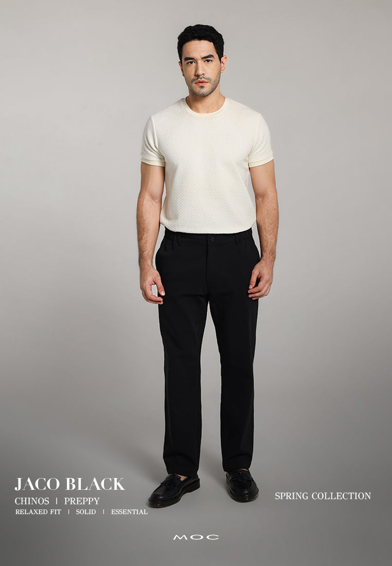 MOC - Celana Panjang Chinos Pria Jaco - Black