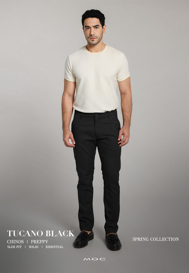 MOC - Celana Panjang Chinos Pria Tucano - Black
