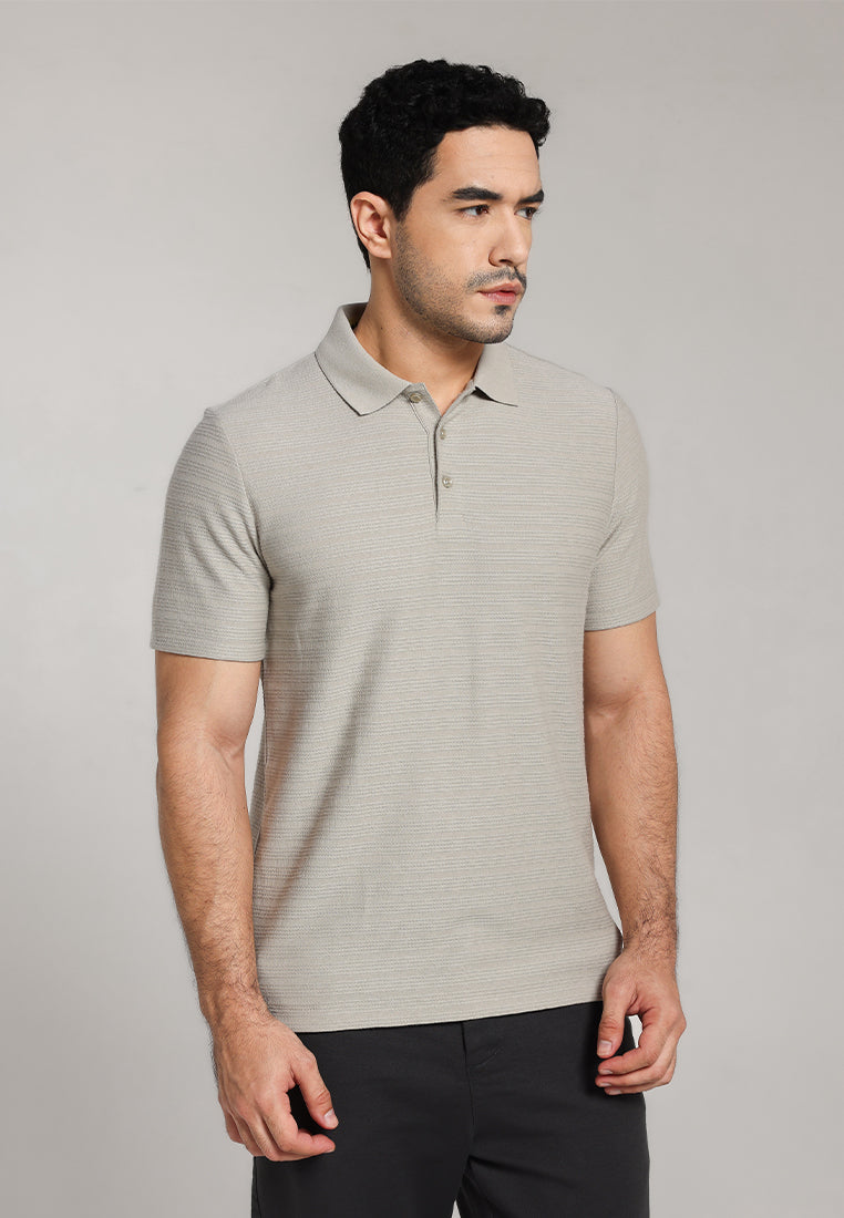 MOC - Kaos Polo Pria Lengan Pendek Arvin - Khaky