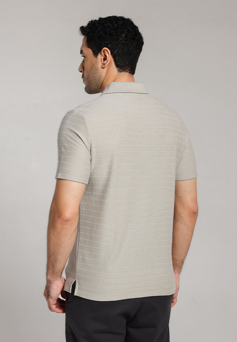 MOC - Kaos Polo Pria Lengan Pendek Arvin - Khaky