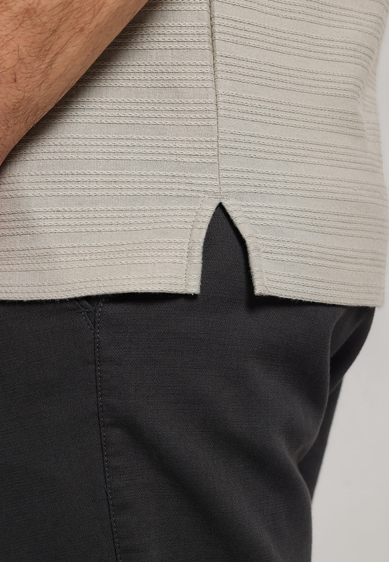 MOC - Kaos Polo Pria Lengan Pendek Arvin - Khaky