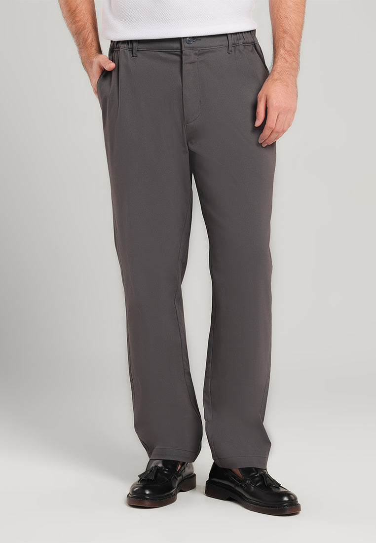 MOC Celana Panjang Chinos Pria Winton - Dark Grey