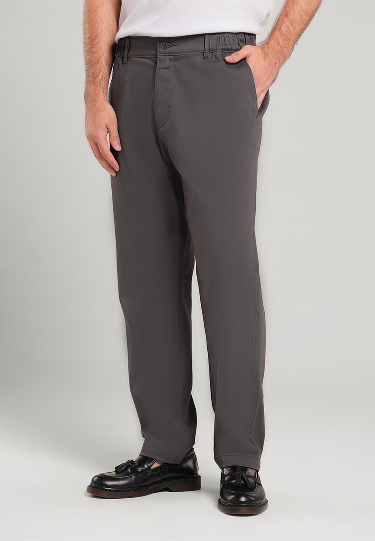 MOC Celana Panjang Chinos Pria Winton - Dark Grey
