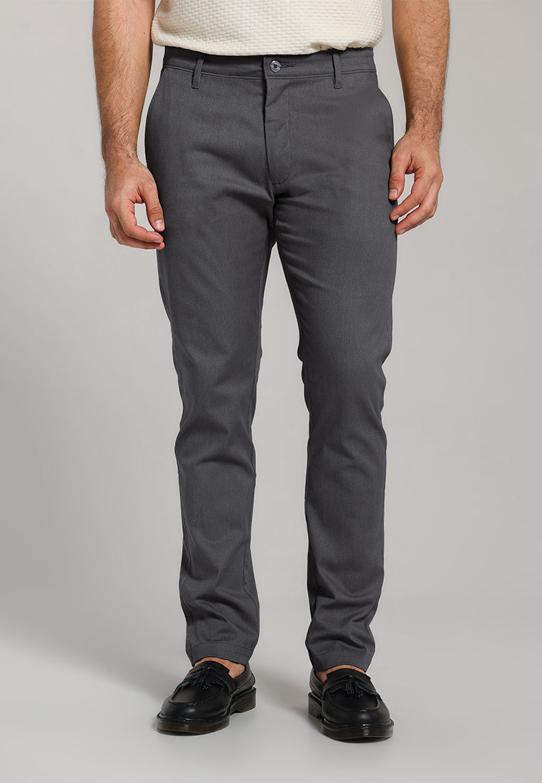 MOC - Celana Panjang Chinos Pria Tucano - Dark Grey