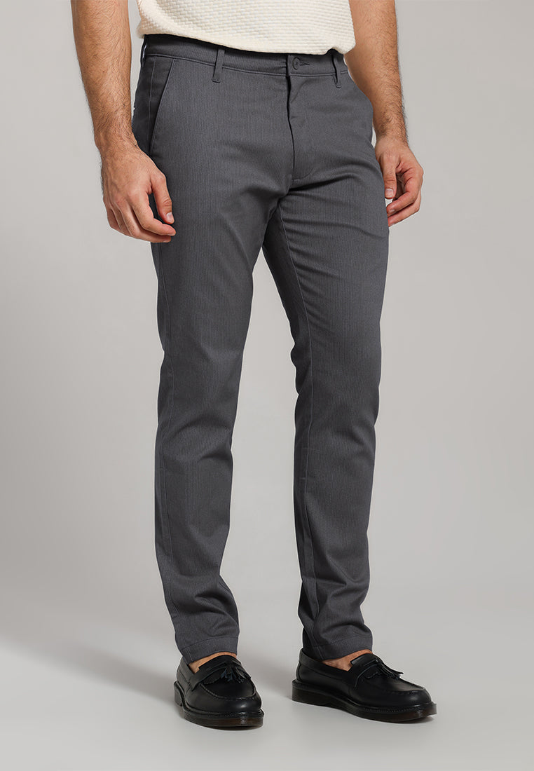 MOC - Celana Panjang Chinos Pria Tucano - Dark Grey