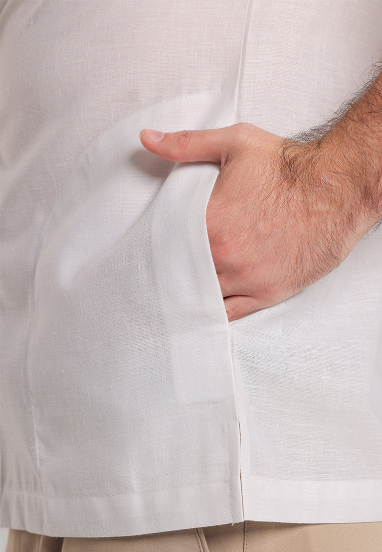 MOC Kemeja Koko Lengan Pendek Pria Yusuf - Khaki