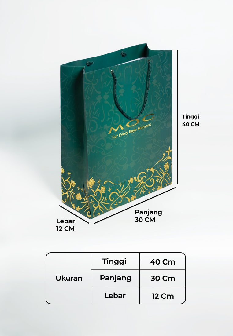 MOC Paper Bag Raya Edition - Green